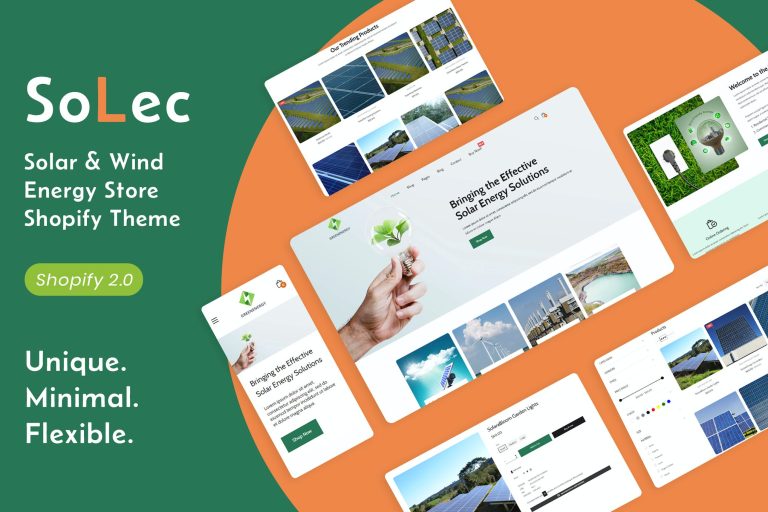 Solec – Solar & Wind Energy Store Shopify Theme