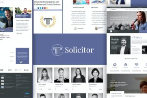 Solicitor Law Business Responsive WordPress Theme