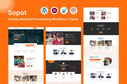 Sopot- Charity Fundraising 1.0 WordPress Theme