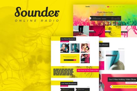 Sounder 1.3.9 WordPress Theme