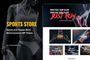 Sports Store WordPress Theme