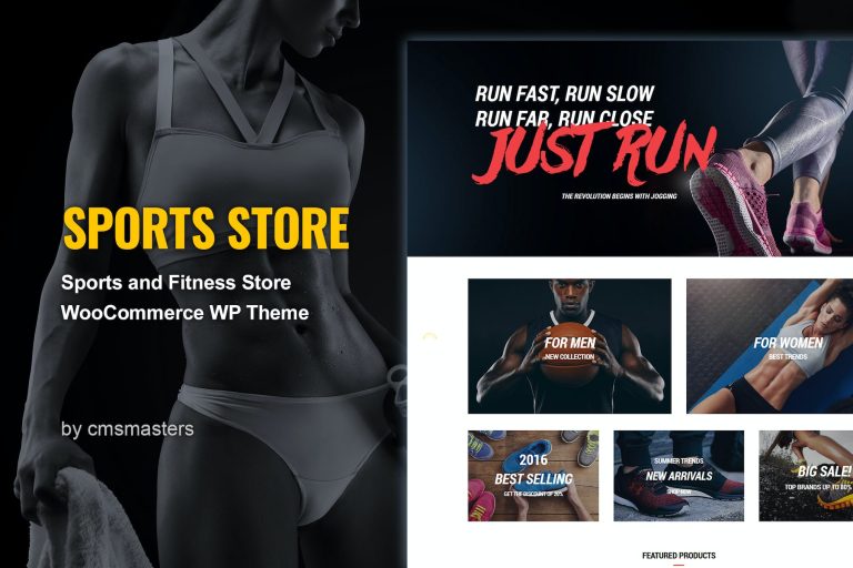 Sports Store WordPress Theme