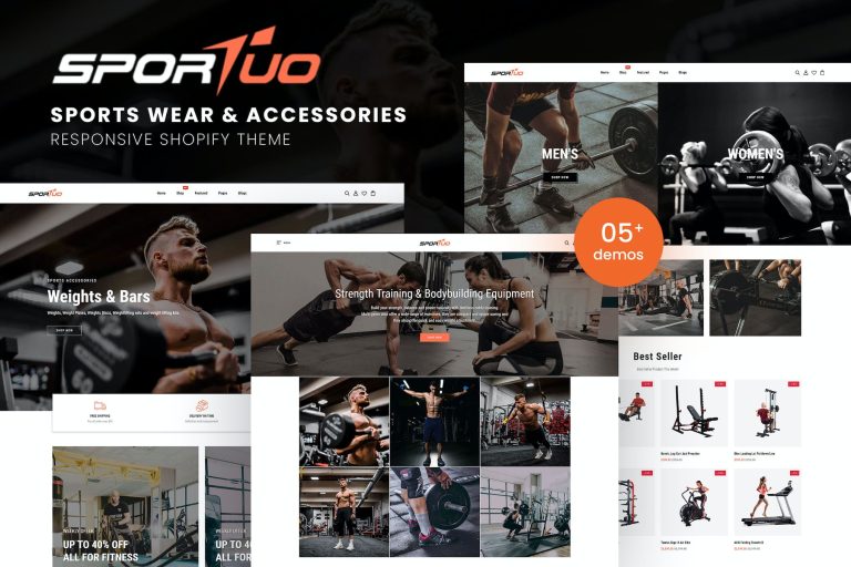 Sportuo – Sports Wear & Accessories Shopify Theme