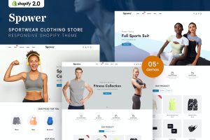 Spower – Sportwear Clothing Shopify Theme