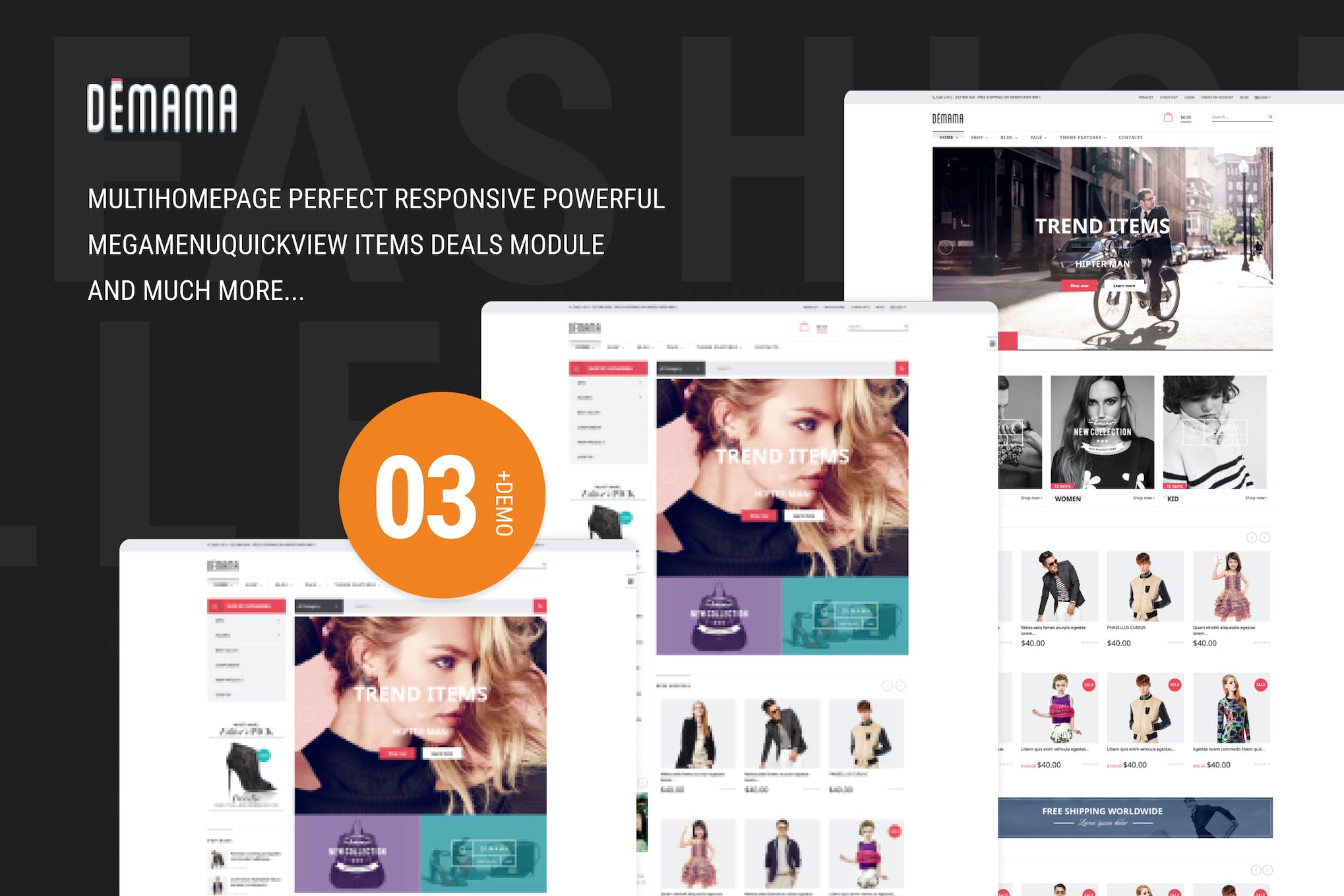 ST Demama - Shopify Theme Template