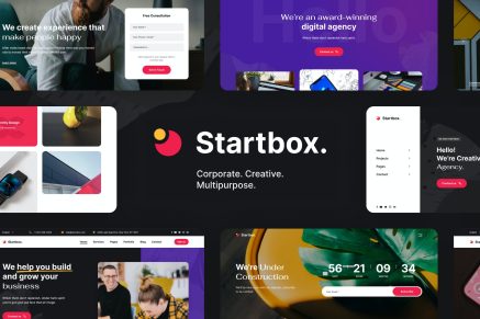 Startbox- Multipurpose Corporate 1.0.1 WordPress Theme