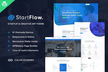 StartFlow - Creative Multipurpose WordPress Theme 1.2