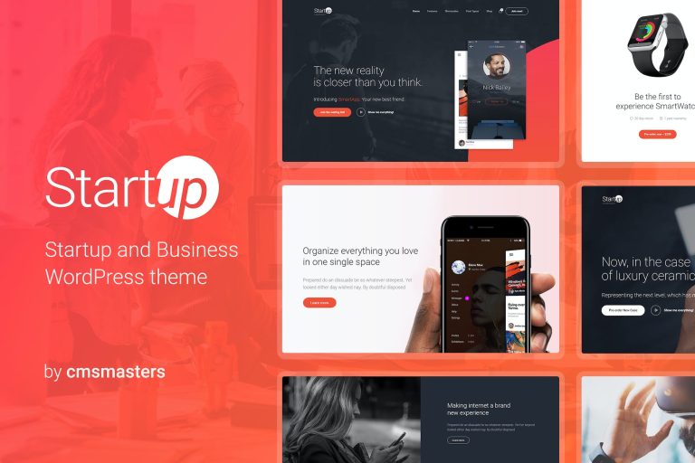 Startup Company – Business & Technology WordPress Theme