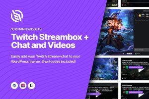 Struninn – Twitch Streambox and Chat For Elementor