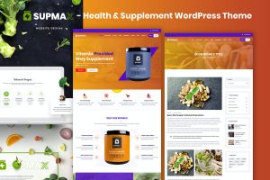 Supmax – Health & Supplement Elementor WordPress