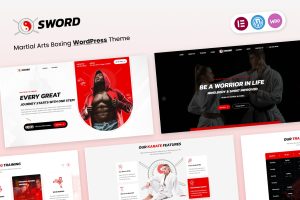 Sword – Martial Arts Boxing WordPress Theme