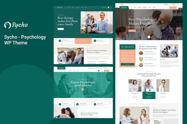 Sycho – Psychology and Counseling WordPress Theme