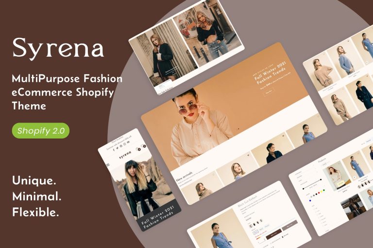 Syrena – MultiPurpose Fashion Shopify Theme