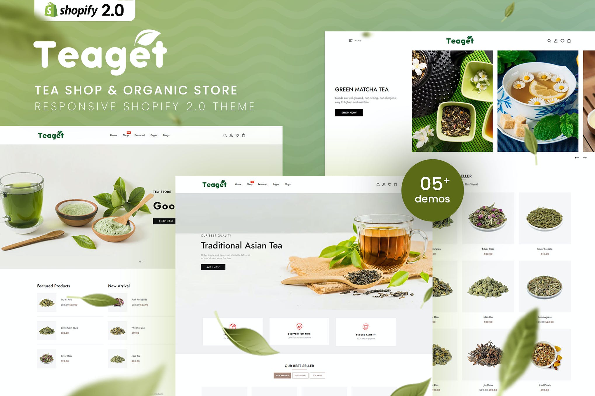 Teaget - Tea Shop & Organic Store Shopify Theme