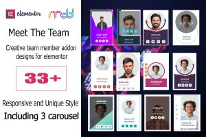 Team Member addon – widget for Elementor