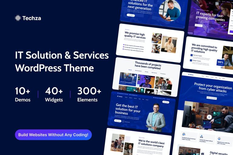Techza – IT Solutions & Technology WordPress Theme