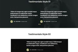 Testimonials widget For Elementor