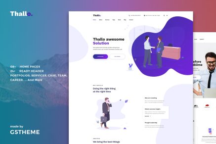 Thallo - Consulting & Finance 1.1.9 WordPress Theme