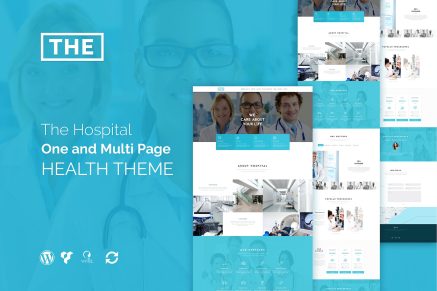 The Hospital- One and Multi Page Health 1.8.1 WordPress Theme