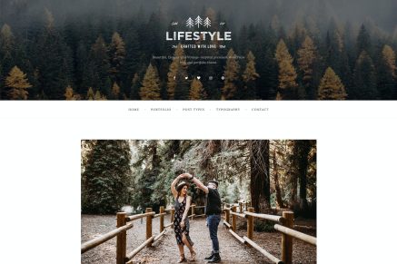 The Lifestyle- Blog & Portfolio 1.3.2 WordPress Theme