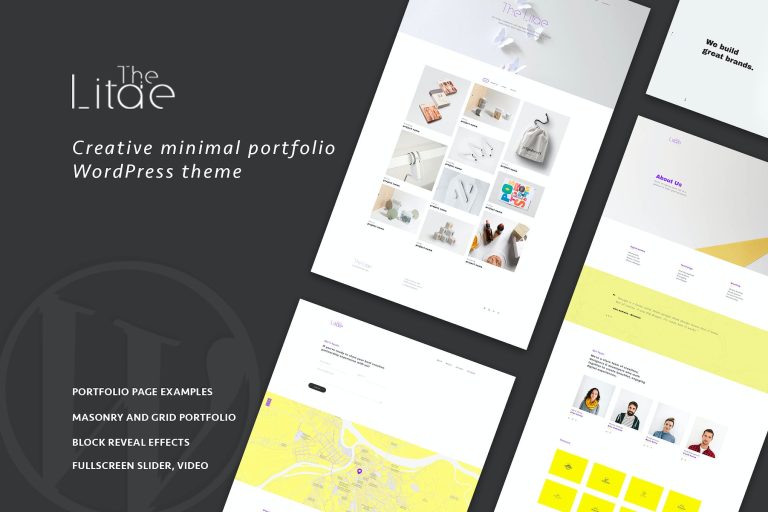 The Litae – Creative Portfolio / Agency Template