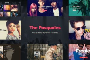 The Pasquales – Music Band, DJ and Artist WordPress Theme
