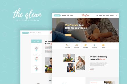 The Qlean 2.5.0 WordPress Theme
