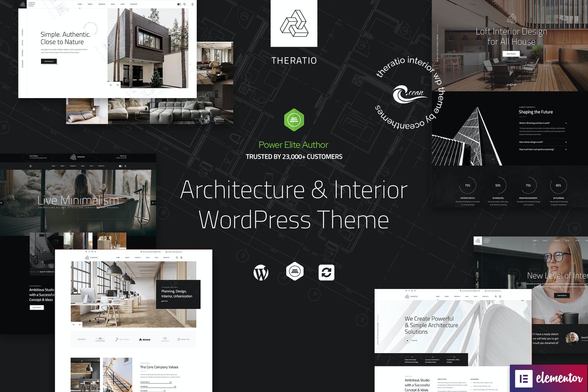 Theratio - Architecture & Interior Design 1.3.8.6 WordPress Theme