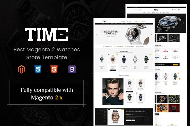 Time – Modern Magento Watch Store Theme