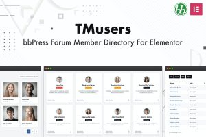TMusers – bbPress Member Directory For Elementor