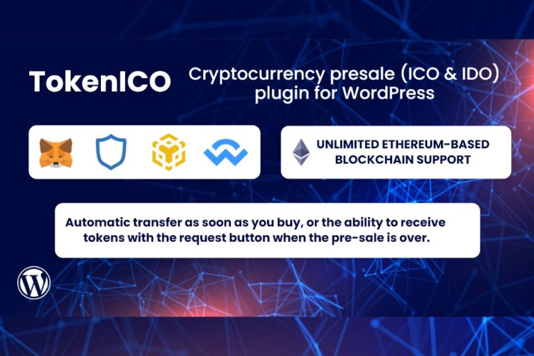 TokenICO – Cryptocurrency presale (ICO & IDO)