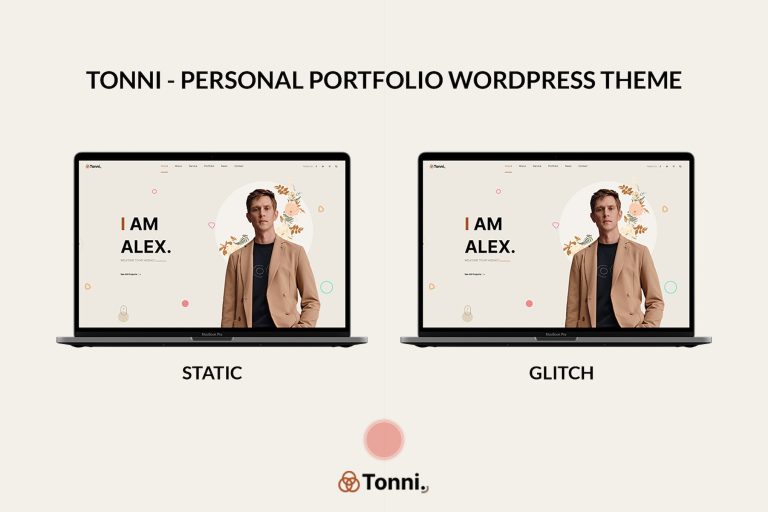 Tonni – Personal Portfolio WordPress Theme