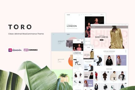 Toro- Clean, Minimal WooCommerce 1.7.0 WordPress Theme