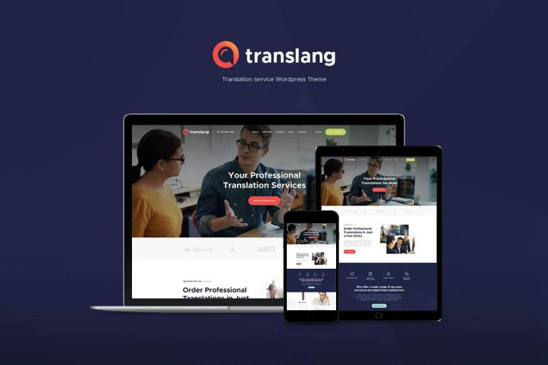 Translang WordPress Theme