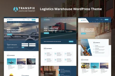 Transpix- Logistics Warehouse 1.0 WordPress Theme