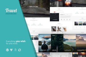 Travel – One Page Modern Tour Agency WordPress Theme