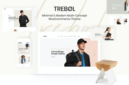 Trebol- Minimal & Modern Multi-Concept WooCommer 1.0.7 WordPress Theme