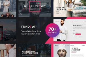 Trendy – Creative Multi-Purpose WordPress Theme