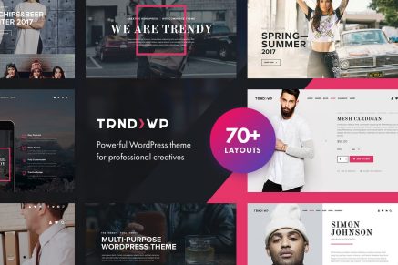 Trendy- Creative Multi-Purpose 1.3 WordPress Theme