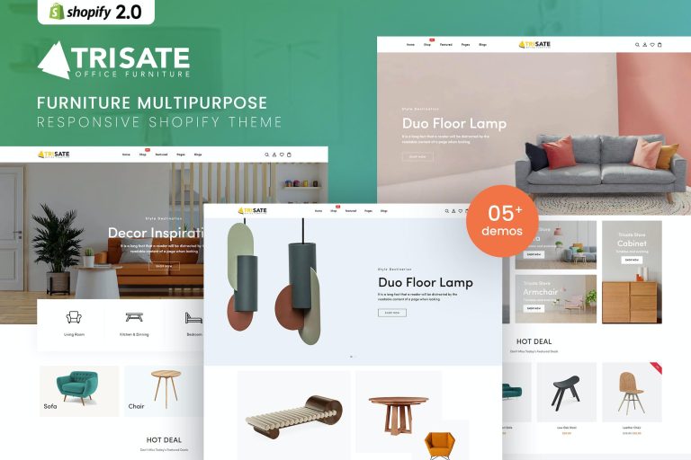Trisate – Furniture Multipurpose Shopify Theme