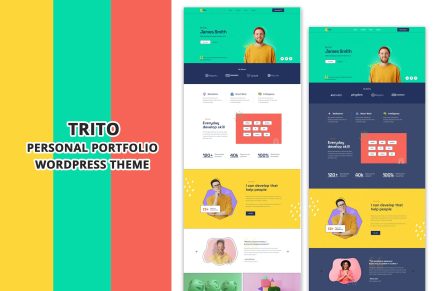 Trito- Personal Portfolio 1.0 WordPress Theme