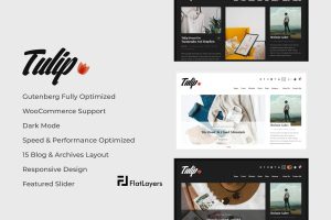 Tulip – Responsive WordPress Blog Theme