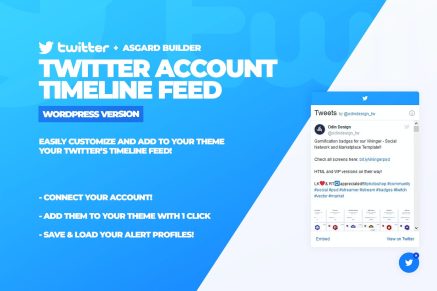 Twitter Timeline Feed WordPress Plugin 1.0.0