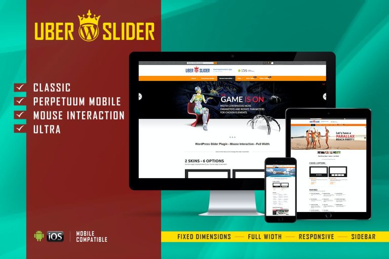 UberSlider – Layer Slider WordPress Plugin