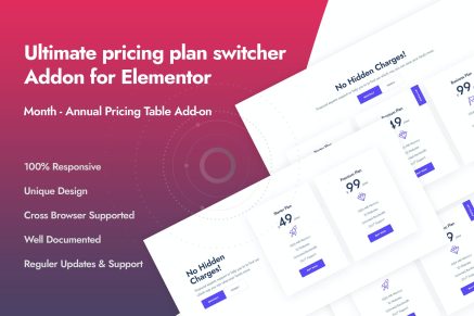 Ultimate Pricing Plan Switcher Addon for Elementor 1.0.5