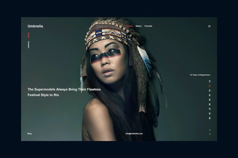 Umbrella – Photography WordPress Theme