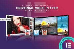 Universal Video Player – Elementor Widget