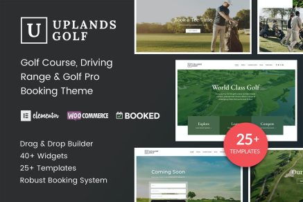 Uplands- Golf Course 1.4.7 WordPress Theme