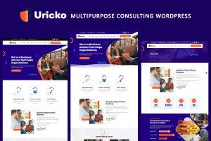 Uricko – Multipurpose Consulting WordPress Theme
