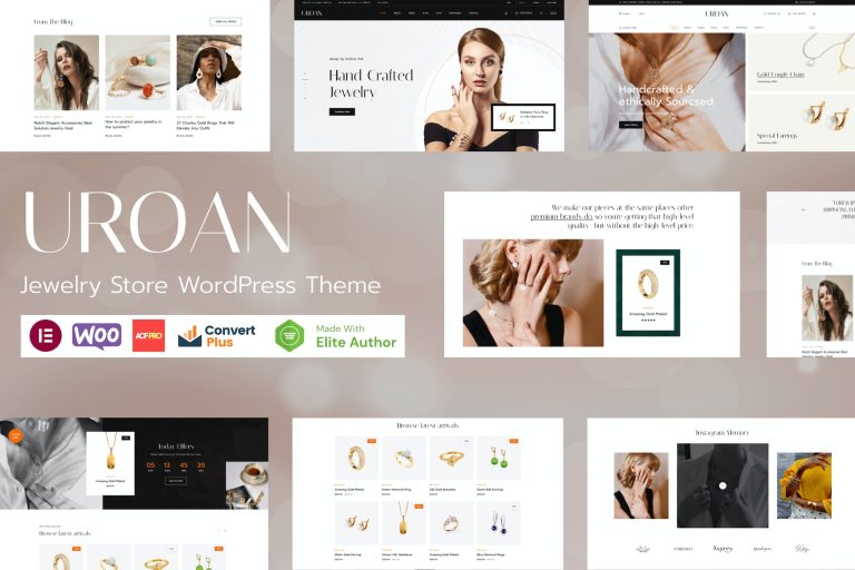 Uroan – Jewelry Store WordPress Theme